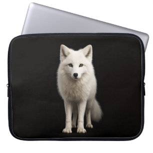 Svart 4 Luxe laptopsleeve, Elfenbensfärgad Fjällrä Laptop Fodral