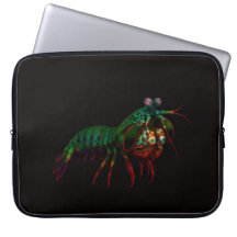 Svart 4 Luxe laptopsleeve, Mantis Shrimp
