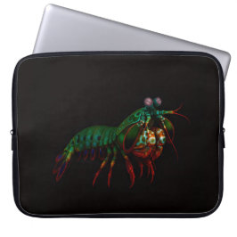 Svart 4 Luxe laptopsleeve, Mantis Shrimp Laptop Fodral