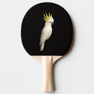 Svart 4 Luxe ping pong-paddle, Crested Cockatoo Pingisracket