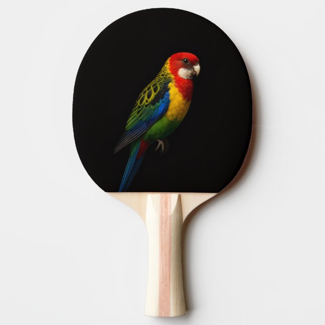Svart 4 Luxe ping pong-paddle, Eastern Rosella Pingisracket (Baksidan)