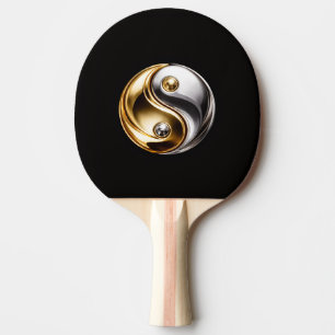 Svart 4 Luxe ping pong-paddle, Harmony Yin Yang Pingisracket