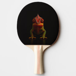 Svart 4 Luxe ping pong-paddle, Panther Chameleon Pingisracket