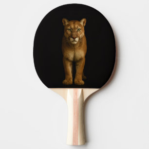 Svart 4 Luxe ping pong-paddle, Silent Prime Puma Pingisracket