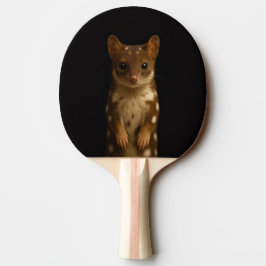 Svart 4 Luxe ping pong-paddle, Söt Quoll Pingisracket