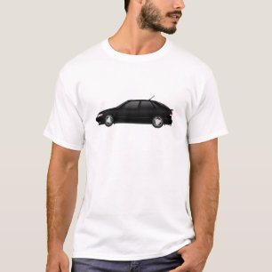 svart 4door_talledega med viggenantennen tee shirt