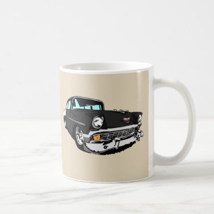 Svart '56 Shoebox Kaffemugg