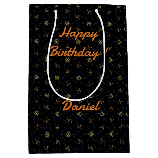 Svart abstrakt design (Framsidan)