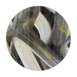 Svart Abstrakt i skärningspunkten Insida Decor Bla