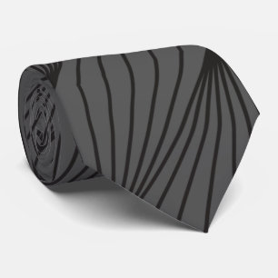 Svart Abstrakt Slips