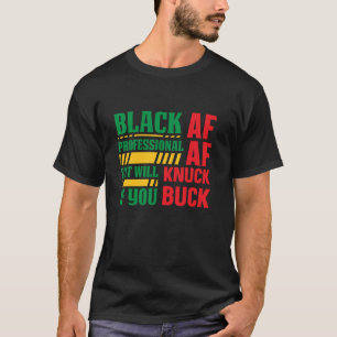 Svart AF-Professionell AF men kommer att fungera o T Shirt