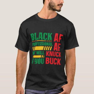 Svart AF-Professionell - Arocentric Black History T Shirt