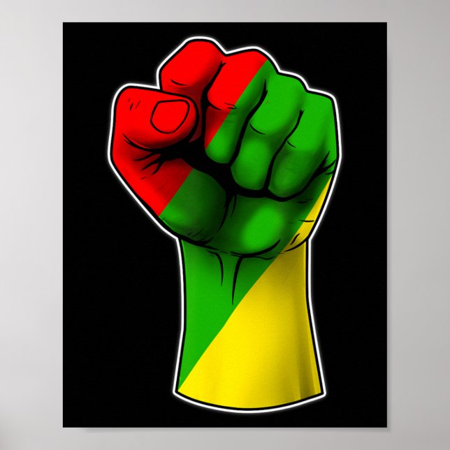 Svart afrikansk frigiven poster (Framsidan)
