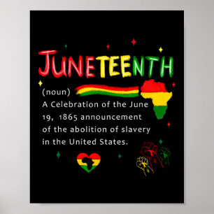 Svart afrikansk Manar W Poster
