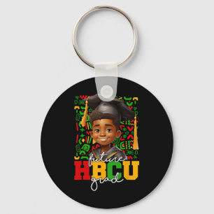Svart afro pojke college examen framtid Hbcu exame Nyckelring