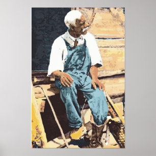 Svart Amerika "gammala Joe ", Poster