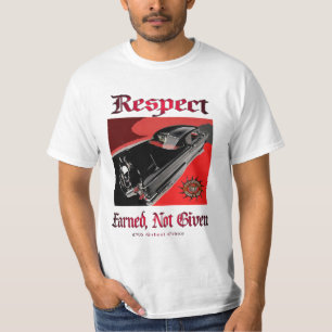 svart & röd 58 respekt för impala OSE T-shirt