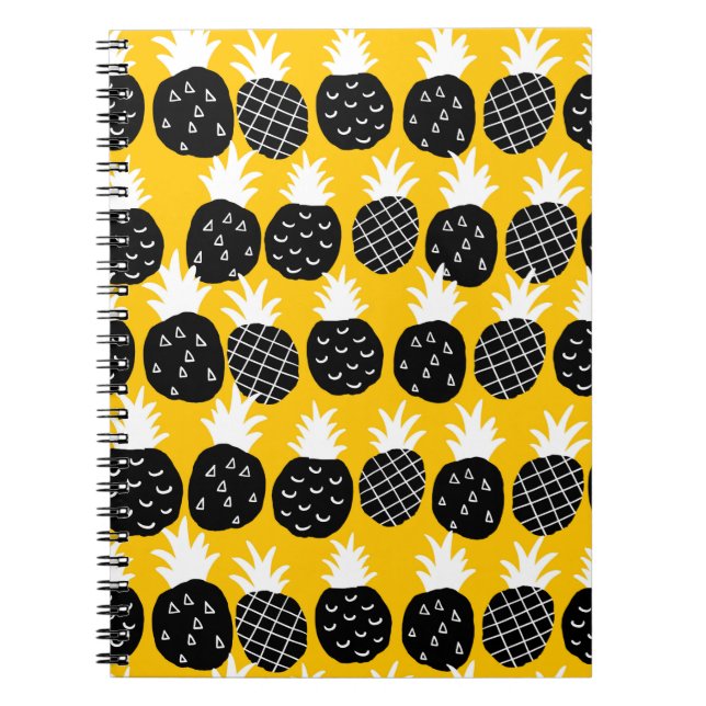 Svart ananas anteckningsbok (Framsidan)
