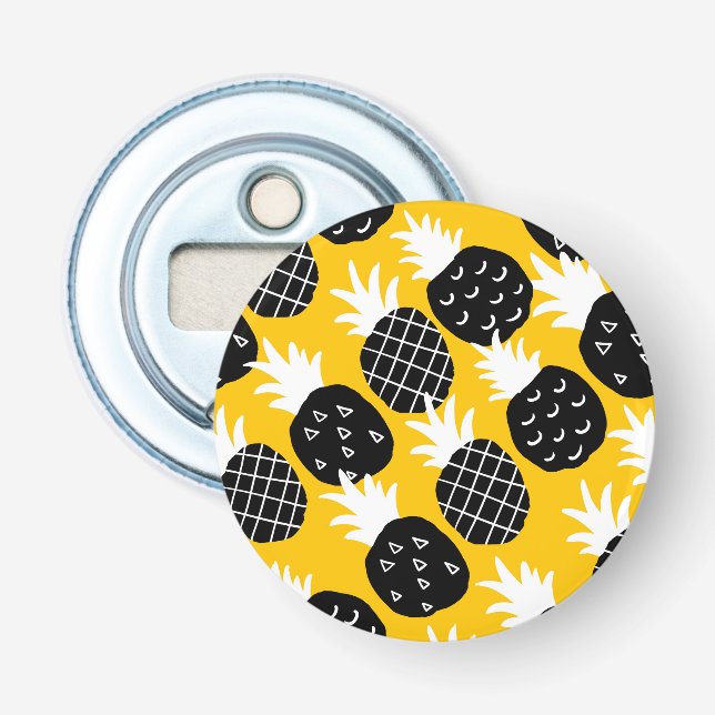 Svart ananas flasköppnare (Framsidan)