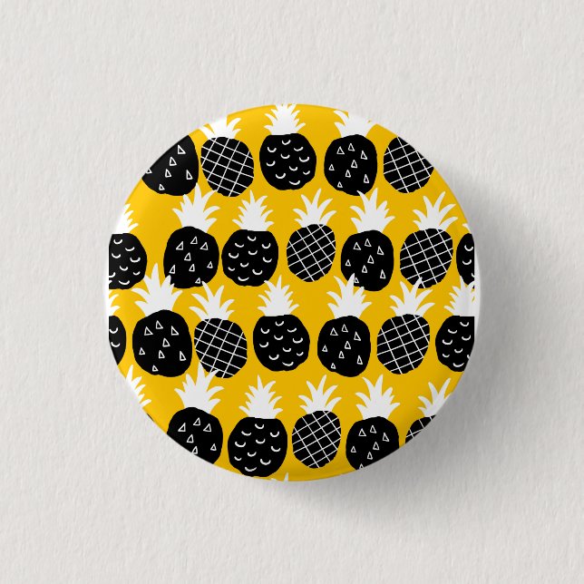 Svart ananas knapp (Framsida)