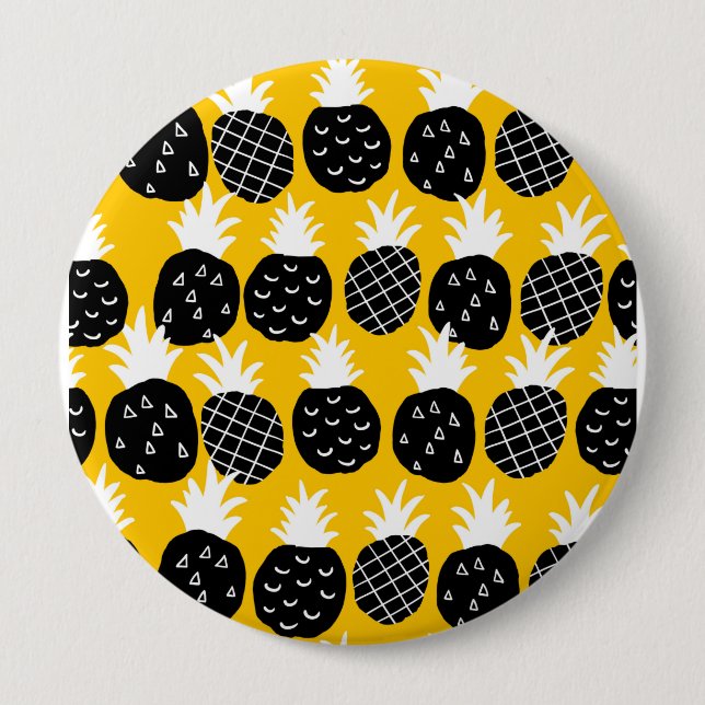 Svart ananas knapp (Framsida)