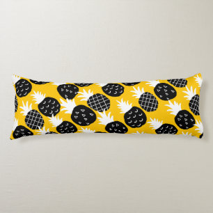 Svart ananas kroppskudde