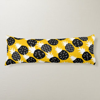 Svart ananas kroppskudde