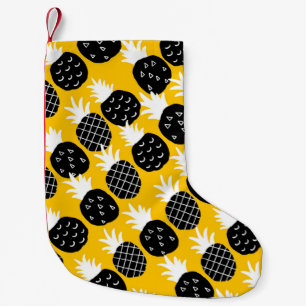 Svart ananas liten julstrumpa