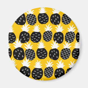 Svart ananas magnet