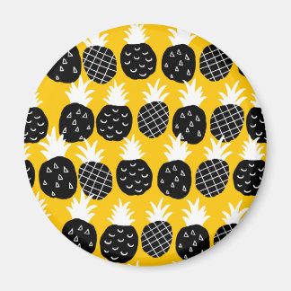 Svart ananas magnet