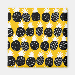 Svart ananas magnet