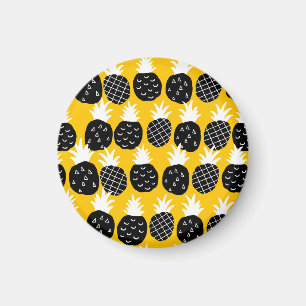 Svart ananas magnet