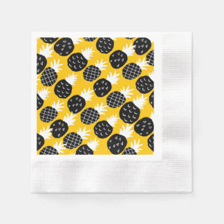 Svart ananas pappersservett