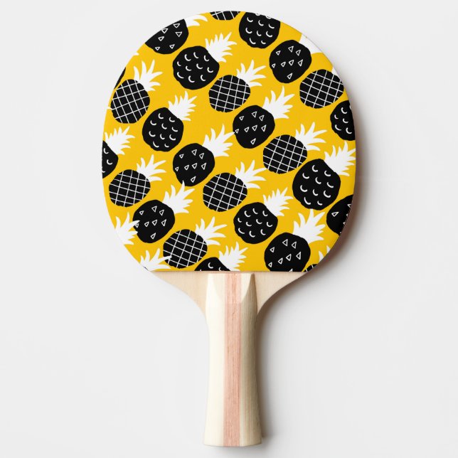 Svart ananas pingisracket (Framsidan)