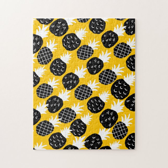 Svart ananas pussel (Vertikal)