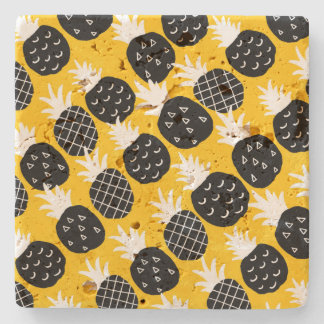Svart ananas stenunderlägg
