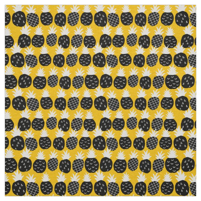 Svart ananas tyg (Prov)