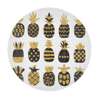 Svart ananas: Unik texturerad uppsättning