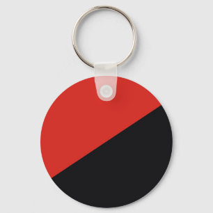 svart anarkisk flagga nyckelring