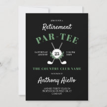 Svart andekrans Golf Thned Pension Party