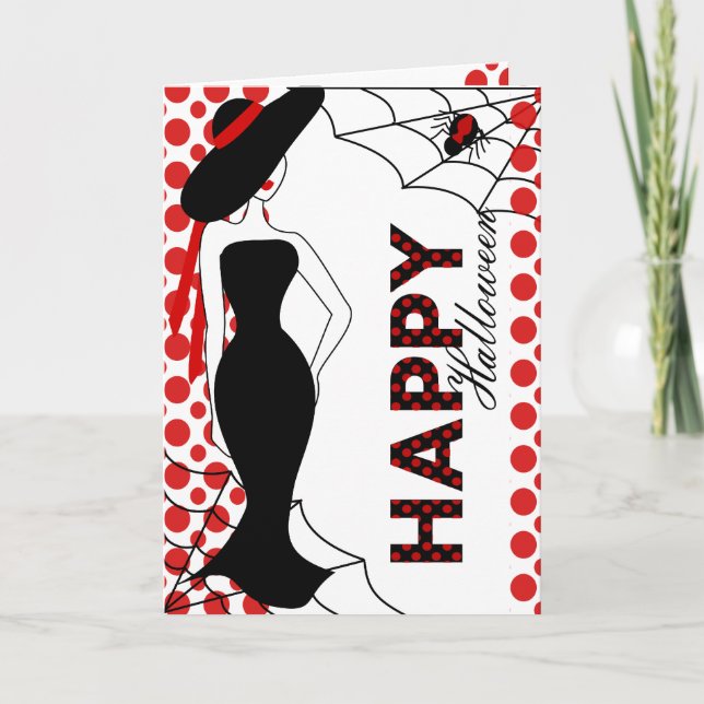 Svart änka kort (Framsida)