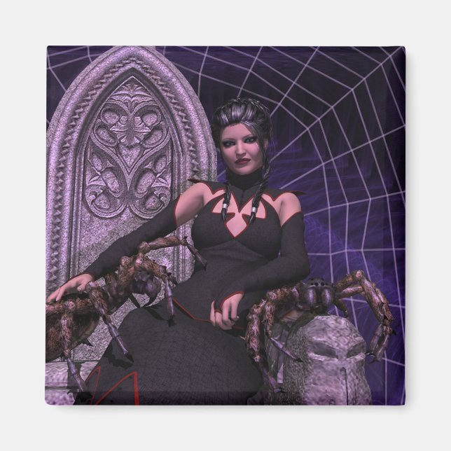 Svart änka magnet (Framsidan)