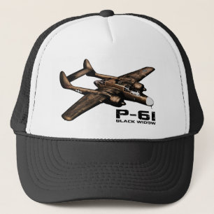 Svart änka P-61 Keps