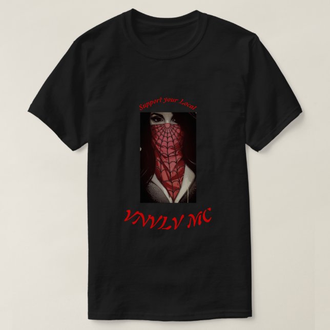 SVART ÄNKA T SHIRT (Design framsida)