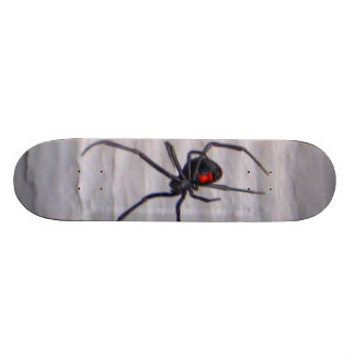 svart änkaspindel skateboard bräda 20 cm