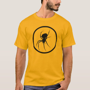 Svart änkaspindelT-tröja T Shirt