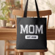 Svart anpassad datum för ny mamma