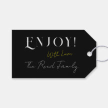 Svart, anpassad Märkre för presenter i bakgrunden