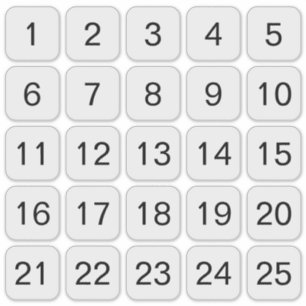 Svart anpassade: Antal rutor Klistermärken