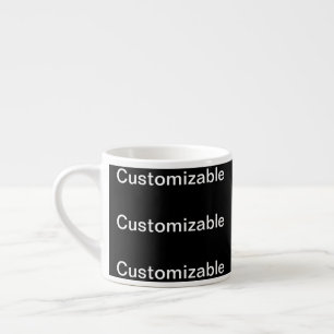 Svart ANPASSADE Espressomugg